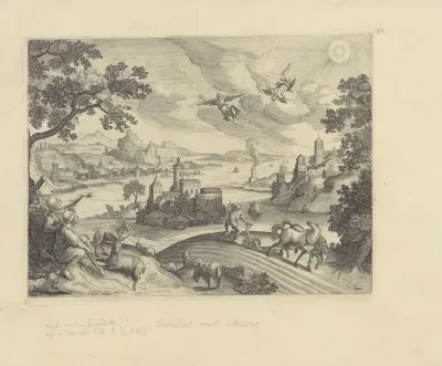 Landschap met Daedalus en Icarus