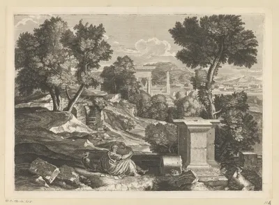 Landschap met de apostel Johannes