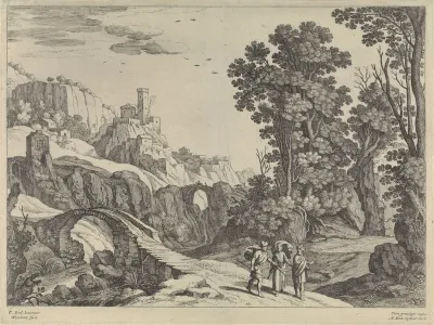 Landschap met de Emmaüsgangers