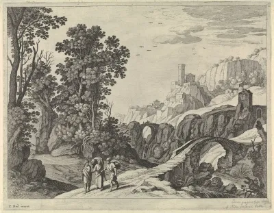 Landschap met de Emmaüsgangers