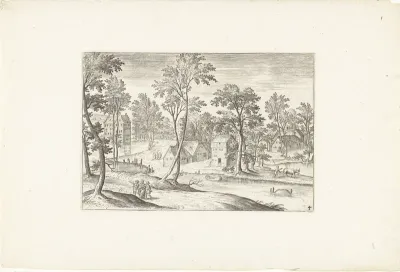 Landschap met de Emmaüsgangers
