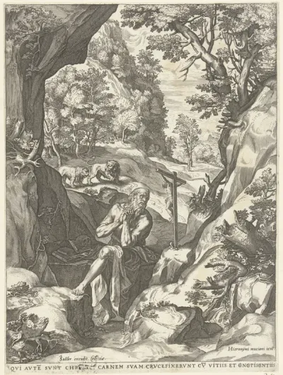 Landschap met de H. Hieronymus
