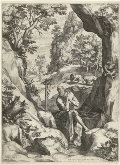 Landschap met de H. Hieronymus
