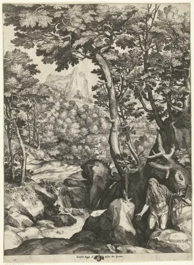 Landschap met de H. Onuphrius