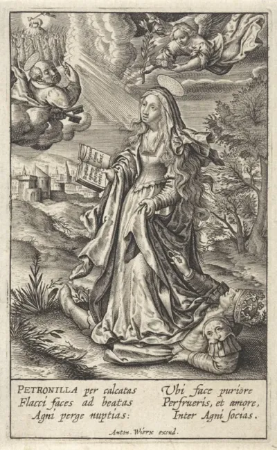 Landschap met de H. Petronilla