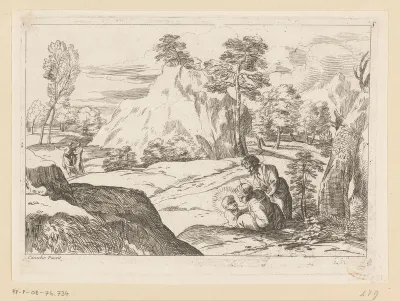 Landschap met de Heilige Familie