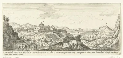 Landschap met de Kerk van Habakkuk