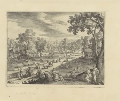 Landschap met de ontvoering van Europa