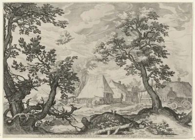 Landschap met de ontvoering van Ganymedes