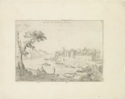 Landschap met de Porta Portese