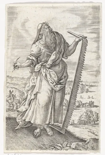 Landschap met de profeet Jesaja