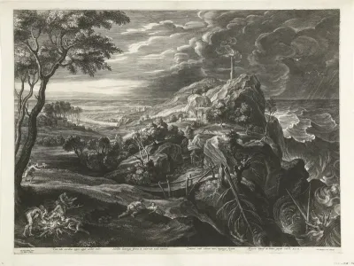 Landschap met de schipbreuk van Aeneas