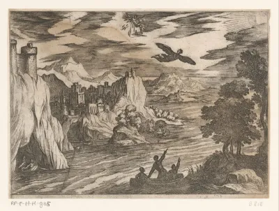 Landschap met de val van Icarus