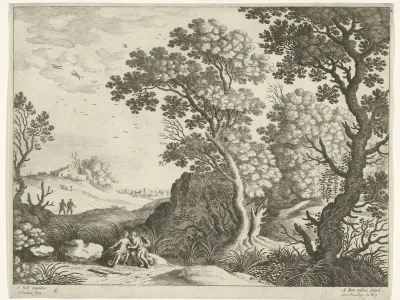 Landschap met Diana en een nimf
