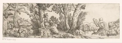 Landschap met Diana en haar jachthonden