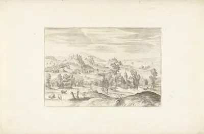 Landschap met een beekje