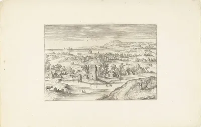 Landschap met een boerenhoeve