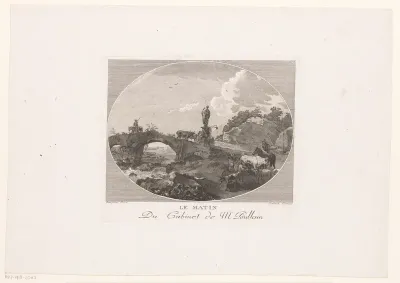 Landschap met een brug