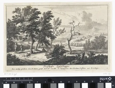 Landschap met een familie