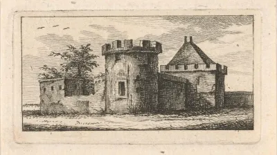 Landschap met een fort