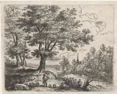 Landschap met een herder