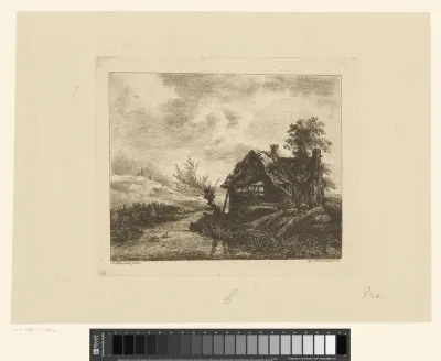 Landschap met een hut