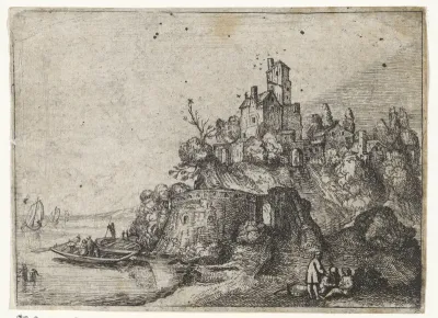 Landschap met een kasteel