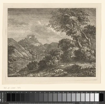 Landschap met een kasteel