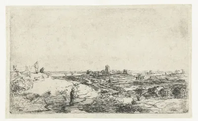 Landschap met een koe