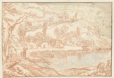 Landschap met een meer
