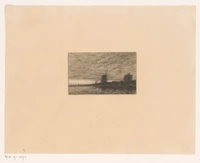 Landschap met een molen aan water