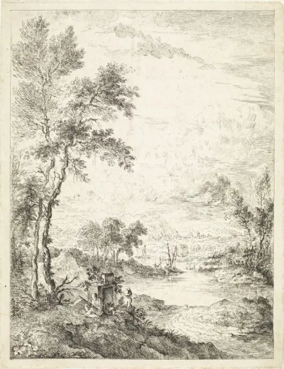 Landschap met een rivier