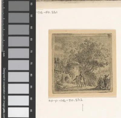 Landschap met een ruiter