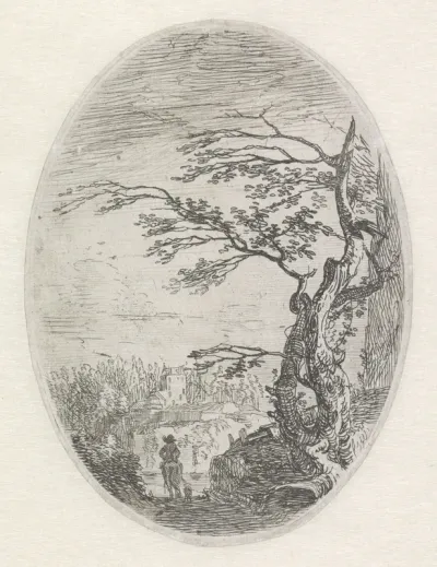 Landschap met een ruiter