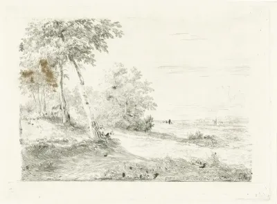 Landschap met een schaapherder