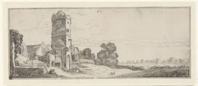 Landschap met een toren
