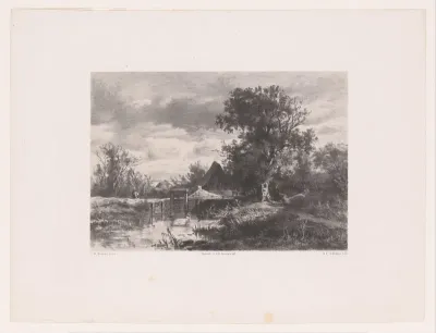 Landschap met een wetering