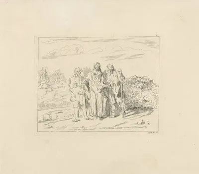 Landschap met Emmausgangers