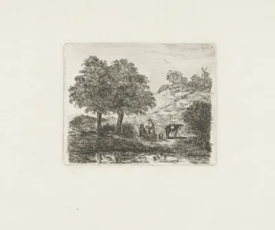 Landschap met familie