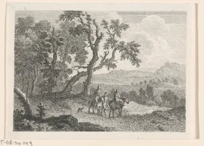 Landschap met figuren