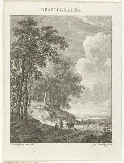 Landschap met figuren