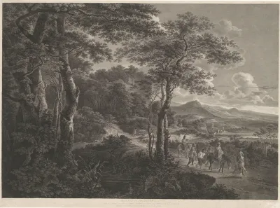 Landschap met gevangen genomen struikrovers