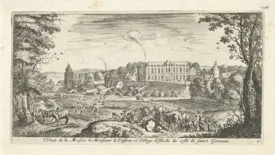 Landschap met gezicht op Etiolles
