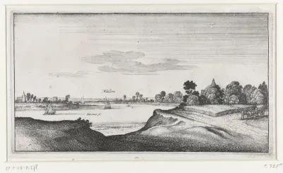Landschap met gezicht op Mülheim