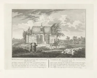 Landschap met graftombe van familie Van der Capellen, 1785