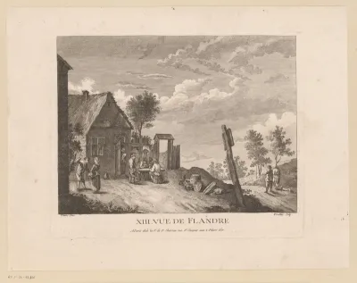 Landschap met herberg