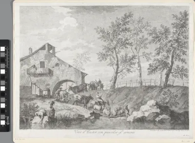 Landschap met herders
