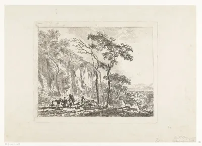 Landschap met herders