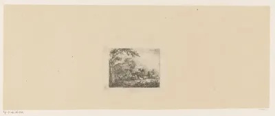Landschap met herders en hun kudde