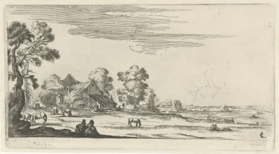 Landschap met hoeve